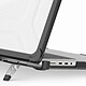 Avizar Coque pour MacBook Pro 16" Protection Antichoc Rigide avec Support Pliable Noir pas cher