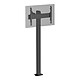 KIMEX 031-1100K3B Support TV sur pied 32'' - 75'' Hauteur 175cm à visser noir