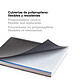 MIQUELRIUS Cahier A4 Notebook The Original Polypro Opaque Ligné 7mm 4 Perf 200 F 70g Noir pas cher