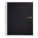 MIQUELRIUS Cahier A4 Notebook The Original Polypro Opaque Ligné 7mm 4 Perf 200 F 70g Noir Cahier