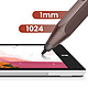 Avis Apokin Stylet Tactile pour Surface Auto Connexion Pression 1024pts Fixation Magnétique Marron