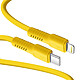 Avis Forever Câble de Charge 2.4A et Synchro USB-C vers Lightning 27W 1,8m Jaune