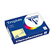CLAIREFONTAINE Ramette Papier A4 160g 250 Feuilles Canari x 4 Papier couleur