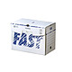 FAST Lot de 25 Boîte archives 250 x 330 mm dos 200 mm Blanc x 25 Caisse/Boîte archive