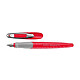 HERLITZ Stylo plume 'my.pen' Pointe Large GAUCHER Rouge / Gris Stylo plume