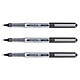 UNI-BALL Stylo Roller Encre Liquide Recyclé EYE Micro UB150E Pointe Fine Noir x 3 Stylo roller