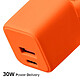 Avis Forever Chargeur Secteur Rapide USB-A 18W QC / USB-C 30W PD Compact GaN Orange