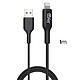 Acheter Jaym Pack Chargeur Allume-cigare 2 USB-A 12W avec Câble USB-A vers Lightning MFi 1m Noir