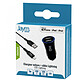 Jaym Pack Chargeur Allume-cigare 2 USB-A 12W avec Câble USB-A vers Lightning MFi 1m Noir pas cher