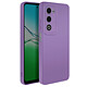 Avizar Coque en Silicone Souple pour Oppo A5 avec Renfort Caméra Violet - Cette coque est en silicone souple absorbant les chocs