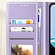 Acheter Avizar Étui Portefeuille pour Xiaomi Redmi 15C Magnetique avec Dragonne et Support Violet clair