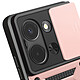 Acheter Avizar Coque Redmi 15C Antichoc avec Cache Caméra Coulissant Bague Métallique Support Rose champagne