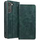 Avizar Étui Folio pour OnePlus Nord CE5 Design Vintage avec Fonction Support Vidéo Vert foncé Étui folio au design vintage élégant pour protéger votre OnePlus Nord CE5 avec style