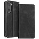Avizar Étui Folio pour OnePlus Nord CE5 Design Vintage avec Fonction Support Vidéo Noir - Étui folio au design vintage élégant pour protéger votre OnePlus Nord CE5 avec style