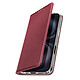 Avizar Étui Folio pour iPhone 17 avec Porte-cartes et Fonction Support Vidéo Étui clapet raffiné en similicuir avec surpiqûres élégantes compatible avec iPhone 17