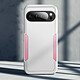 Acheter Avizar Coque pour Google Pixel 10 Pro Protection Ultra Renforcé Norme Militaire Blanc / Rose