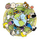 Snoopy Puremind - Aimant Around the World Aimant Snoopy Puremind Around the World.