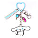Hello Kitty - Porte-clés avec breloques Cinnamoroll 15 cm Porte-clés avec breloques Hello Kitty Cinnamoroll 15 cm.