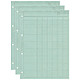 ELVE Bloc Audit 6 Colonnes + entête 297X210 80 Pages Bleu x 3 Manifold