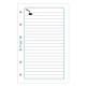 EXACOMPTA Recharge accessoire Exatime 17 notes 47 feuillets 172x105 mm Accessoire pour organiseur