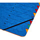 Avis PAGNA Trieur 'EASY', A4, carton, 12 compartients, bleu