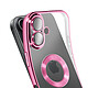 Avis Avizar Coque pour iPhone 17 avec Contour Chromé en Silicone Souple