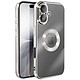 Avizar Coque pour iPhone 17 avec Contour Chromé en Silicone Souple pas cher