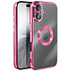 Avizar Coque pour iPhone 17 avec Contour Chromé en Silicone Souple pas cher