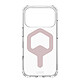 UAG Coque pour iPhone 17 Pro MagSafe Antichocs Série Plyo Transparent Cette coque Plyo pour iPhone 17 Pro intègre un module MagSafe rose, étant compatible avec les chargeurs sans fil et les accessoires magnétiques
