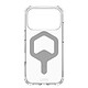 UAG Coque pour iPhone 17 Pro Modèle Plyo Compatible MagSafe Argent Coque transparente composite ultra légère offrant une protection complète contre rayures et chocs sans alourdir l'iPhone 17 Pro