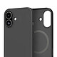 Avis MW Coque pour iPhone 17 Compatible MagSafe en Silicone Noir