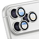 Avizar Protection d'Objectif Caméra pour iPhone 17 Pro Max avec Contour Renforcé Argent - Verre trempé haute résistance conçu pour protéger les lentilles de l'iPhone 17 Pro Max contre les rayures, chocs et petits impacts