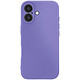 Avizar Coque pour iPhone 17 Soft-Touch en Silicone Série Fast Cover Violet - Silicone semi-rigide alliant souplesse et solidité pour une protection efficace