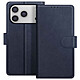 Avizar Étui Portefeuille pour iPhone 17 Pro Série Chesterfield avec Fonction Support Bleu nuit - Protection complète contre rayures, chocs et usure quotidienne pour votre iPhone 17 Pro