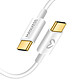 Mayaxess Câble de charge USB-C 1m pour Google Pixel 10 / 10 Pro / 10 Pro XL / 10 Pro Fold Blanc Profitez d'une recharge rapide grâce à sa puissance de 20W en USB-C.