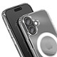 Coque pour iPhone 17 Rigide Compatible Accessoires MagSafe Transparent pas cher