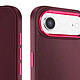 Avis Avizar Coque pour iPhone Air Finition Mat avec Contour Caméra Métallisé Bordeaux