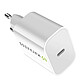 Mayaxess Chargeur Rapide USB-C 20W pour iPhone 17 / 17 Pro / 17 Pro Max / 17 Air Blanc Rechargez votre iPhone en un temps record grâce à la puissance de 20W