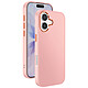 Avizar Coque pour iPhone 17 Finition Mat avec Contour Caméra Métallisé - Structure semi-rigide en silicone et polycarbonate assurant une excellente absorption des chocs tout en conservant une forme fine et élégante