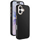 Avizar Coque pour iPhone 17 Finition Mat avec Contour Caméra Métallisé - Structure semi-rigide en silicone et polycarbonate assurant une excellente absorption des chocs tout en conservant une forme fine et élégante