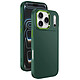 Avizar Coque pour iPhone 17 Pro Max Finition Mat avec Contour Caméra Métallisé Structure semi-rigide en silicone et polycarbonate assurant une excellente absorption des chocs tout en conservant une forme fine et élégante