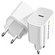 Acheter Mayaxess Chargeur pour iPhone 17 Pro USB-C 20W Rapide Blanc