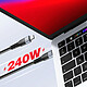 Acheter Swissten Câble 5A Thunderbolt 4.0 Transfert USB-C vers USB-C 240W 50cm Noir