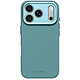 Decoded Coque en Silicone pour iPhone 17 Pro Antimicrobienne Compatible MagSafe Turquoise Cette coque est en silicone premium avec toucher agréable
