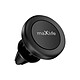 Maxlife Support Voiture Magnétique pour Smartphones à Fixer sur Grille d'Aération Noir Équipé de 4 aimants puissants, assurant un maintien stable du téléphone même sur routes accidentées