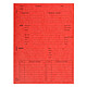 EXACOMPTA Paquet de 25 Dossiers Suivi de Procédure Carte Lustrée 265g Rouge Chemise de rangement