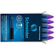 SCHNEIDER Cartouche roller One Change violet Boîte 5 pièces x 10 Recharge pour stylo roller