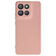 Avizar Coque pour Moto G86 / G86 Power Soft-Touch en Silicone Série Fast Cover Rose Silicone semi-rigide alliant souplesse et solidité pour une protection efficace