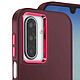 Avis Avizar Coque pour Galaxy A17 Finition Mat avec Contour Caméra Métallisé Bordeaux
