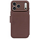 Decoded Étui Folio pour iPhone 17 Pro Max MagSafe en Cuir avec Coque Détachable Marron Cet étui folio marron pour iPhone 17 Pro Max est fabriqué en cuir pleine fleur qui développe une patine naturelle avec l'usage